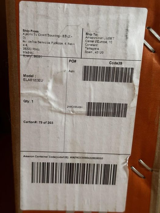 Xiaomi TV F 43” Fire TV.   Модель ELA6180EU новий запакований