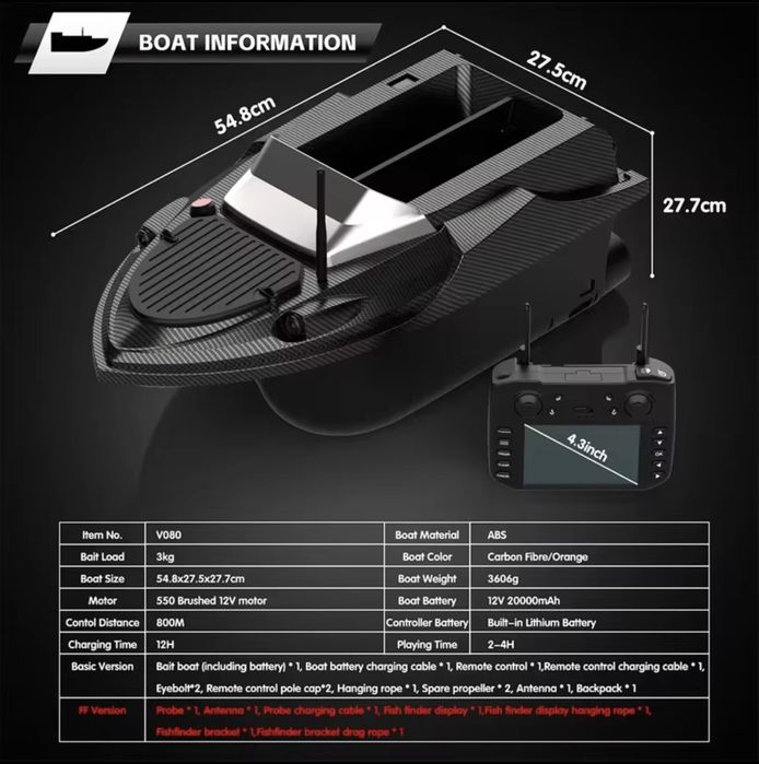 Bait boat /barco carpfishg
