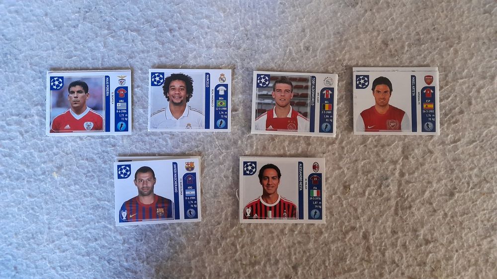 Cromos Panini UEFA Champions League 2011-12 e 2014-15
