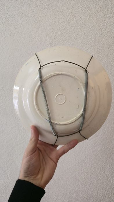 Prato faiança cerâmica