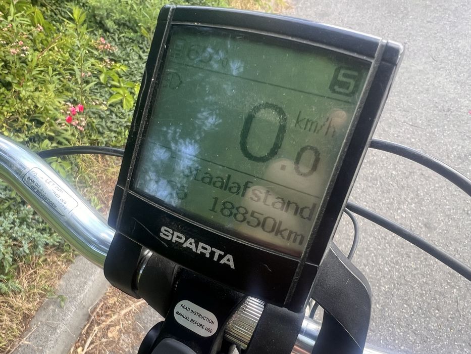 Fajny rower elektryczny SPARTA DTS 14 AH  Deore bateria w ramie / A