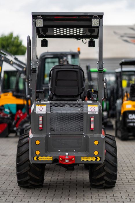Ładowarka przegubowa silnik KUBOTA 1000 kg udźwig + łyżka + widły