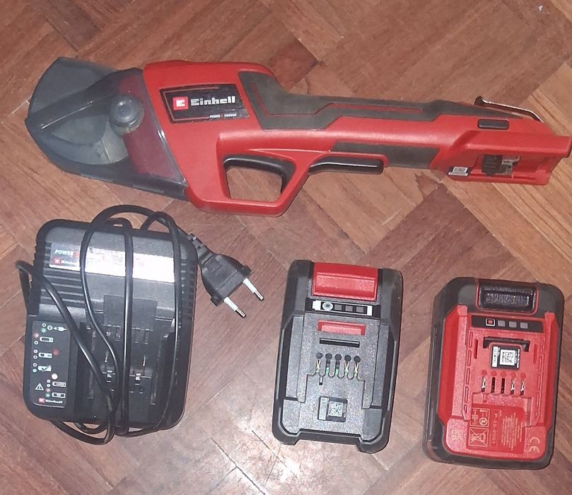 Tesoura Poda Einhell GE-LS 18 Li-Solo- Carregador+2 baterias incluidas