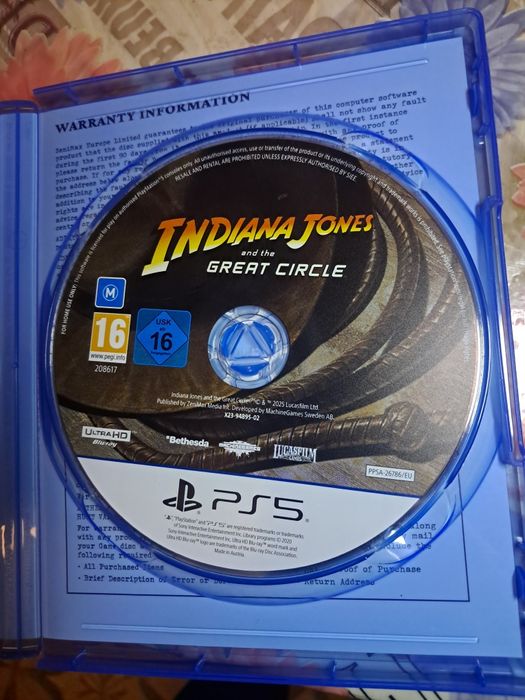 ПС5 Indiana Jones and the great circle.