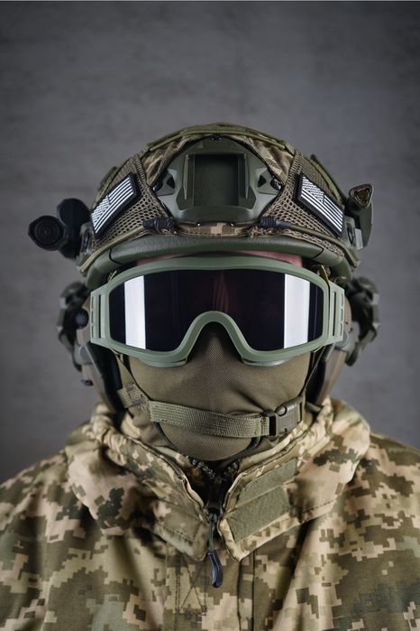 Тактичний комплект ФРАНЦІЯ Шолом + кавер + кріплення + навушники