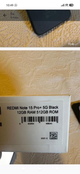Xiaome redmi note 15 pro + na caixa prefeito nunca usado tenhk nota