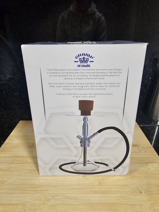 Shisha de alumínio marca Champ nova