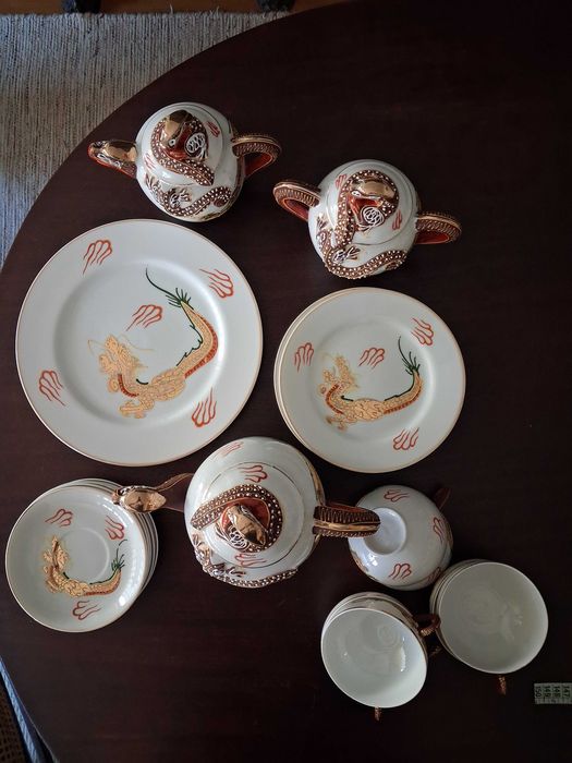 Conjunto chá com Dragão