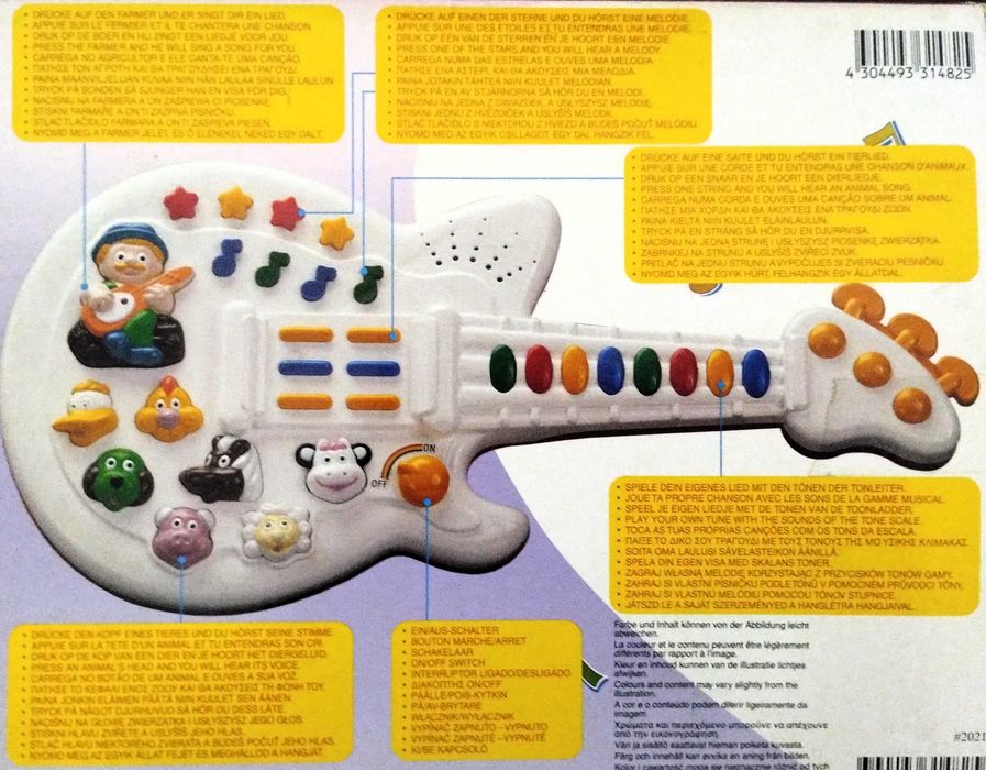 Brinquedo Criança Musical Guitarra Pilhas Embalagem Original