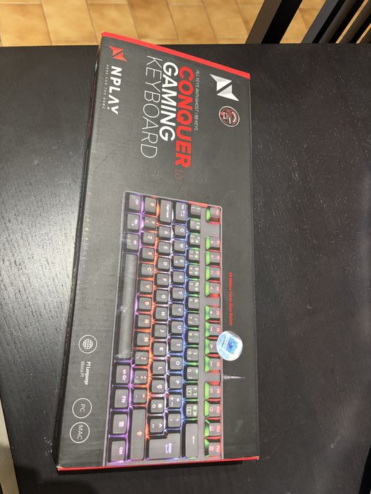 NPLAY Conquer 1.0 RGB Mechanical Gaming Keyboard – Blue Switches64729695523969123