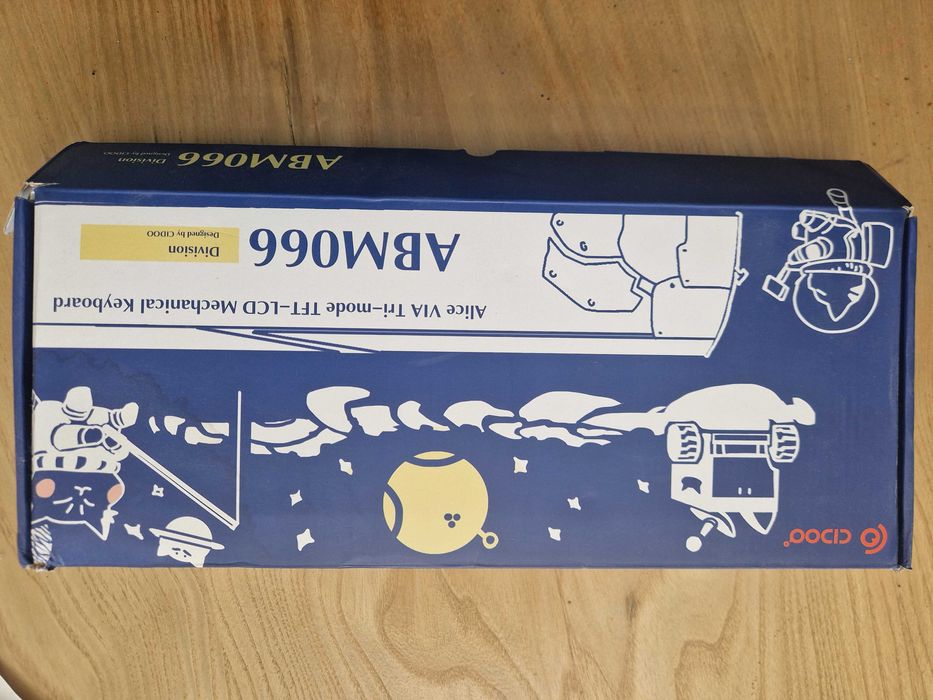 Клавіатура Ергономічна: CIDOO ABM066 (Alice, VIA)