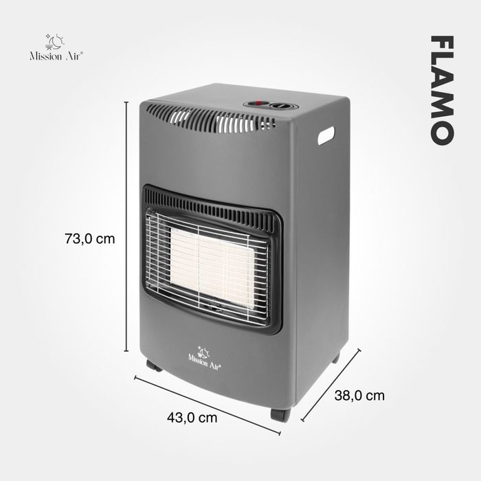 Портативний газовий обігрівач  3 режими потужності. Польща