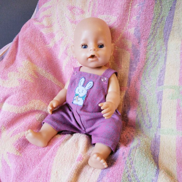 Ubranka, kombinezon dla lalki Baby Born 43 cm