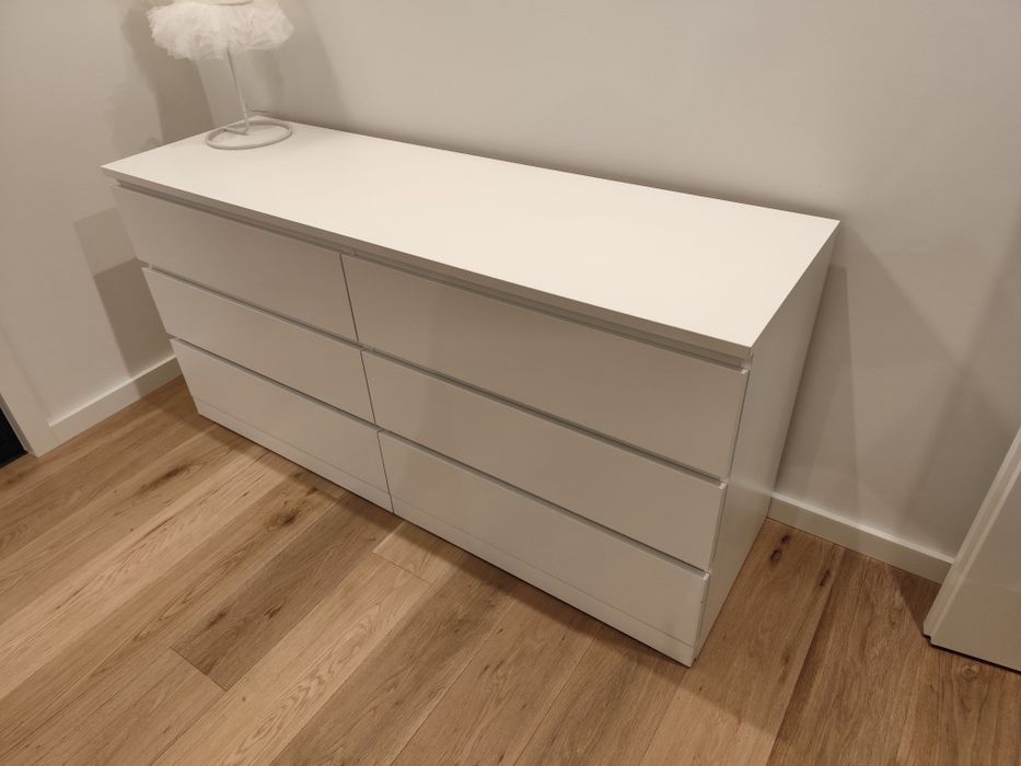 Cómoda Dupla Malm - Lacada a Branco - Rigorosamente nova! - 1,6 MTS de Largura