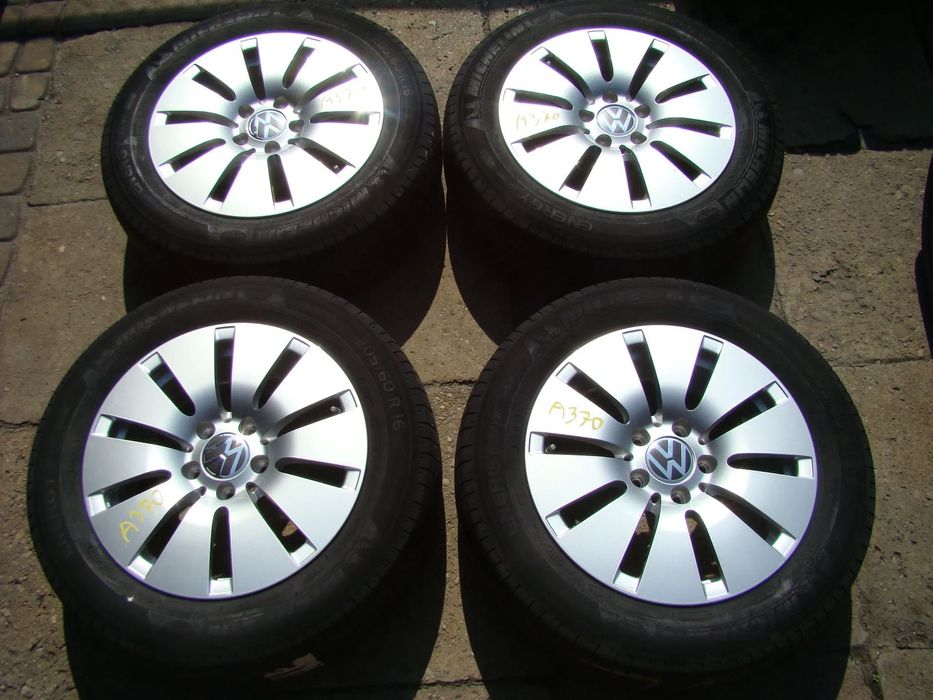 a370 5x112 VW Transporter Multivan Caravelle T4 Caddy Sharan 6,5jx16 Lato 205/60