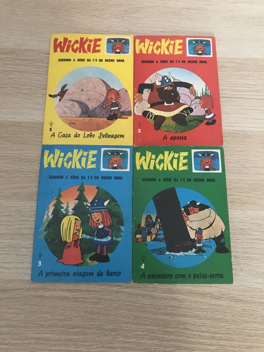 Colecao completa dos livros Wickie