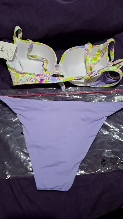 Bikini tons de roxo e verde tam 38 Eu 40 Es sweet secret novo 9