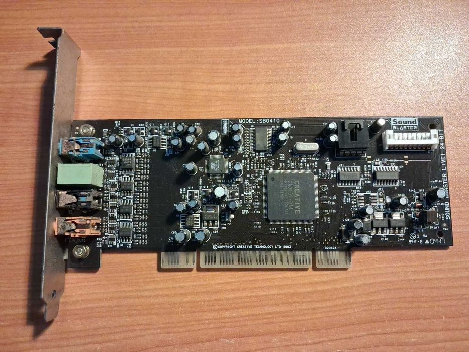 Sound Blaster SB0410 PCI – retro gaming