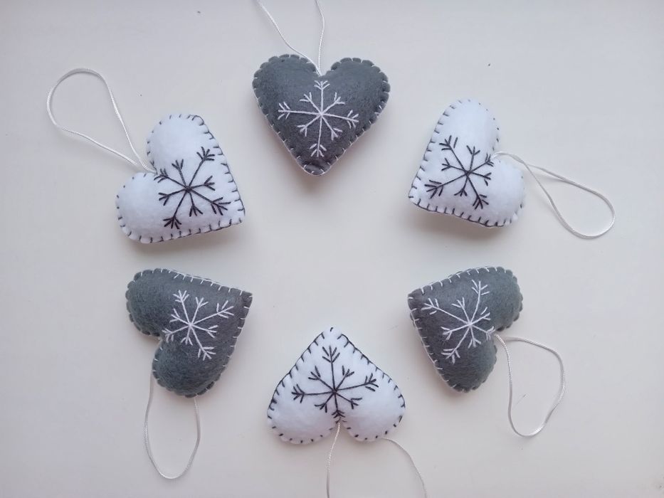 Игрушки из фетра на ёлку