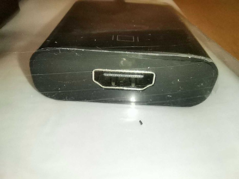 Переходник-конвертер DisplayPort (папа) - HDMI (мама) кабель.0.17м