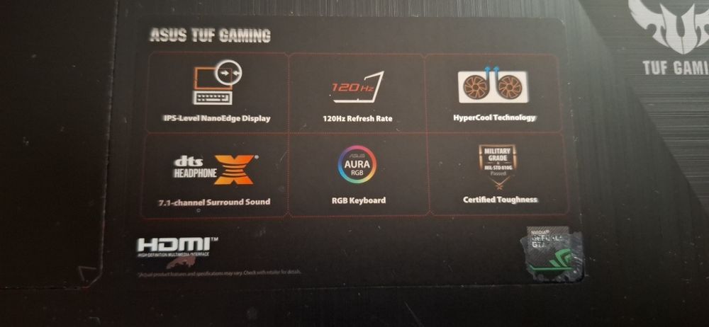 Laptop ASUS  TUF Gaming FX505DD