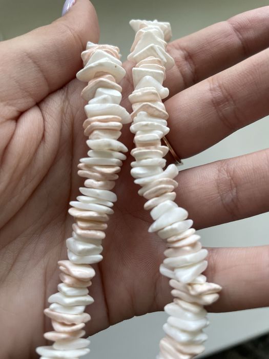 ожерелье из натуральных ракушек