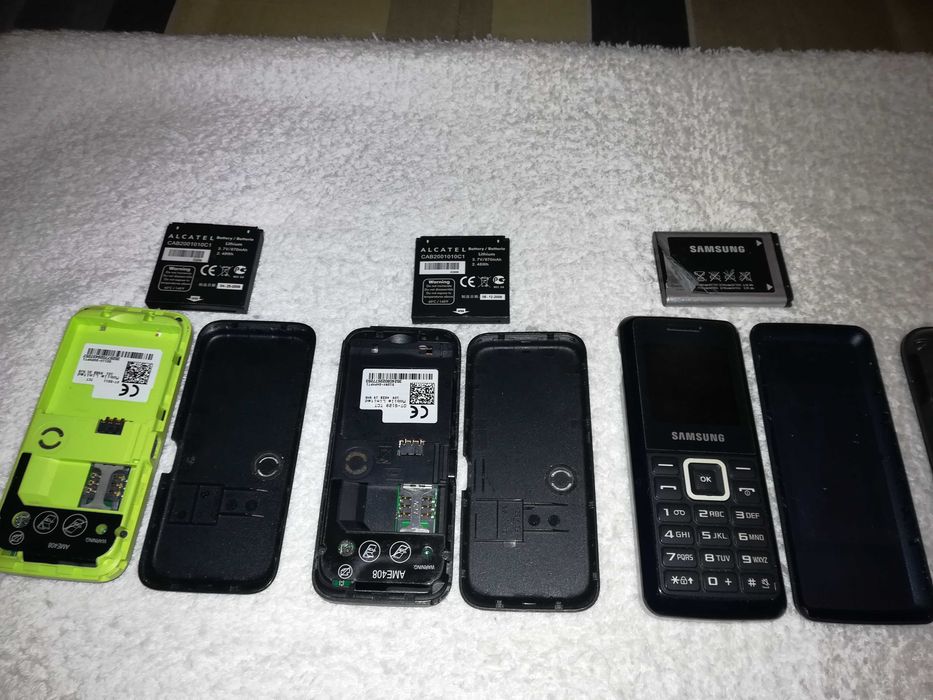 diversos telemóveis bloqueados (alcatel, samsung, siemens)