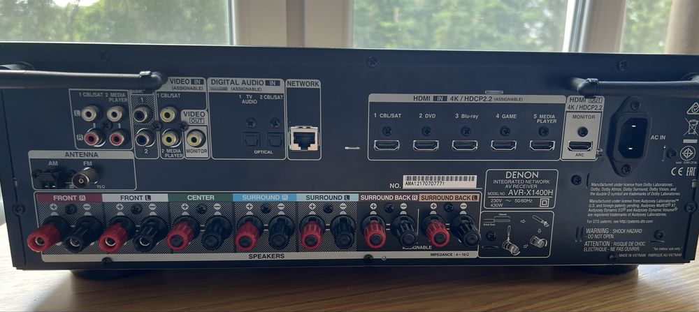 AV-ресивер Denon AVR-X1400H