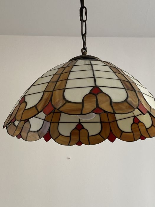 Lampy witrażowe, styl Tiffany, szkło