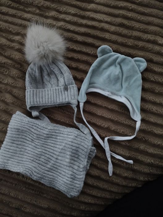 Шапочки 0-3, 3-6м