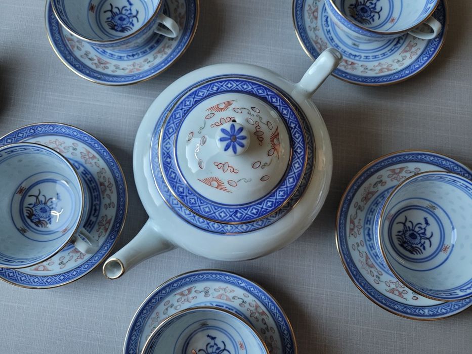 Zestaw chińskiej porcelany