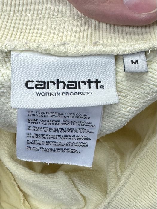 Carhartt штаны M размер спортивные на манжетах желтые