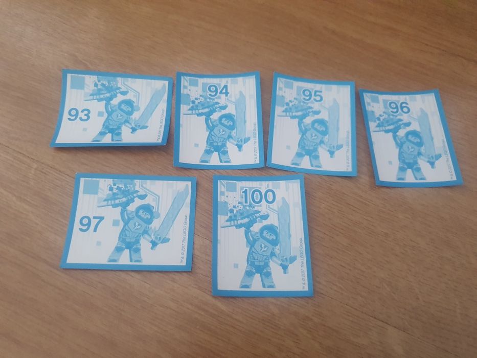 Naklejki Lego Nexo Knight