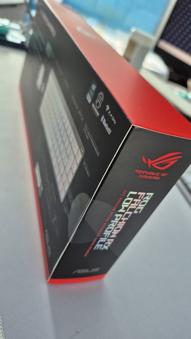 NOVO | SELADO | ASUS ROG Falchion RX Low Profile - Branco - Layout UK