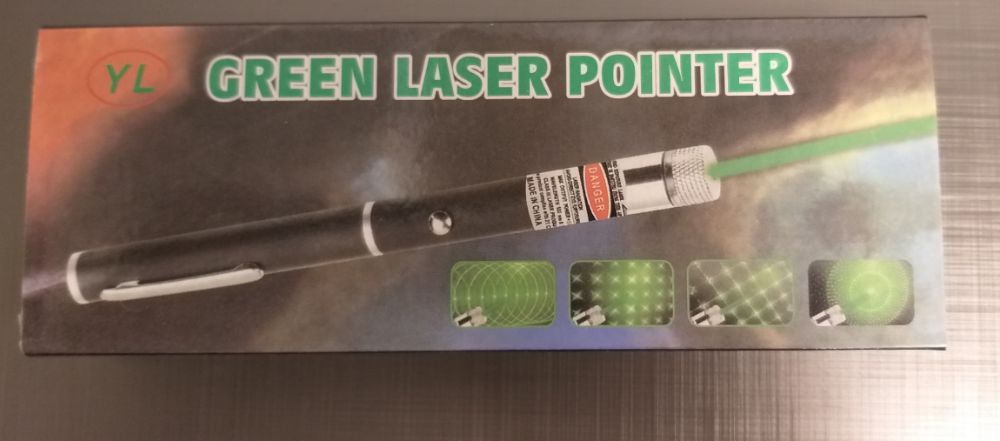 Фонарь-лазер зеленый
