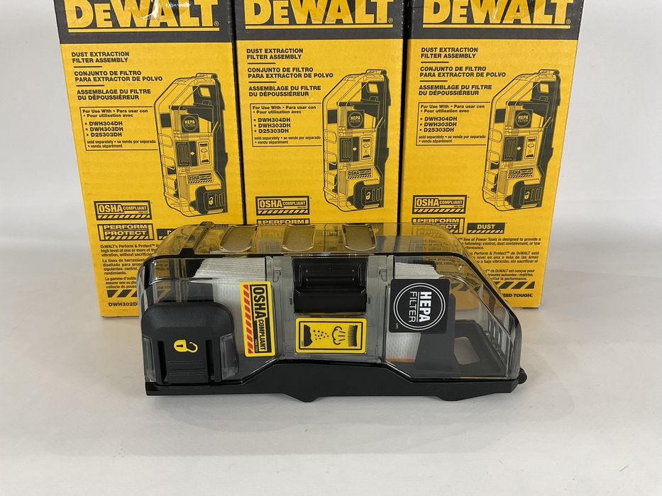Оригинальные сменные фильтра DeWALT DWH302DH HEPA для перфораторов
