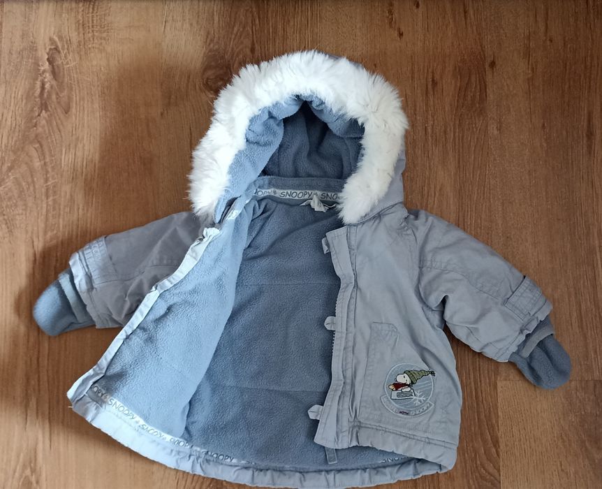 H&M Snoopy kurteczka na polarku rozm. 62 /2-4 msc.