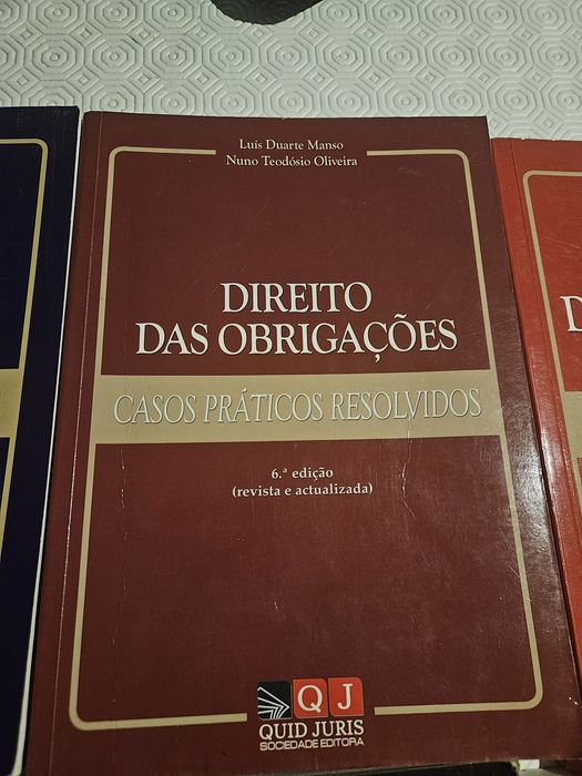 6 livros de Direito  casos práticos resolvidos