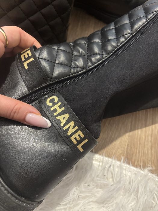 Kozaki damskie chanel