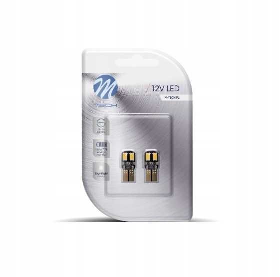 2X żarówka dioda LED L323 - W5W 4XSMD5630 CANBUS BIAŁA M-TECH