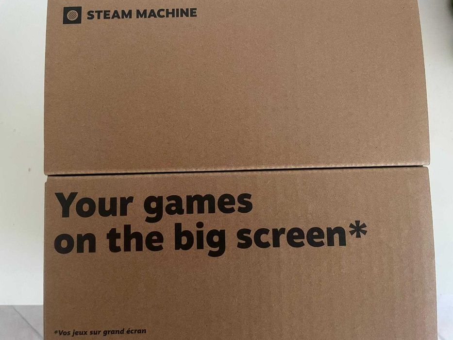 Vendo Steam Machine 512GB selada sem comando