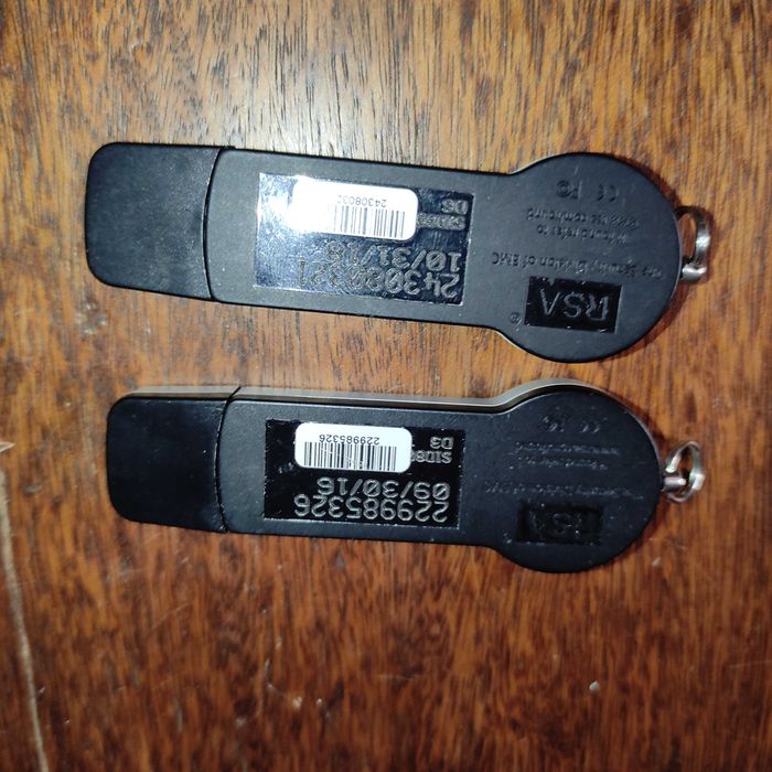 RCA securid token sid800 ключ