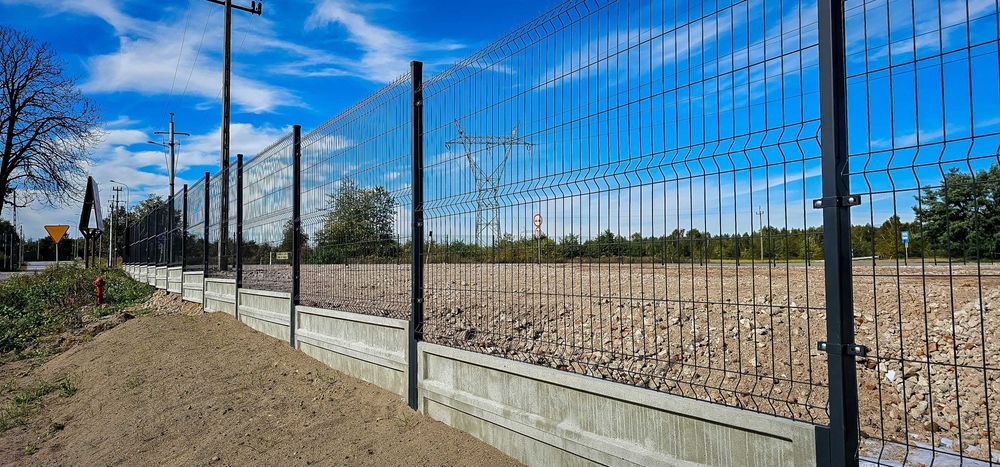 Ogrodzenie panelowe fi 4 1,53 m, KOMPLET, Panele Ogrodzeniowe, panel