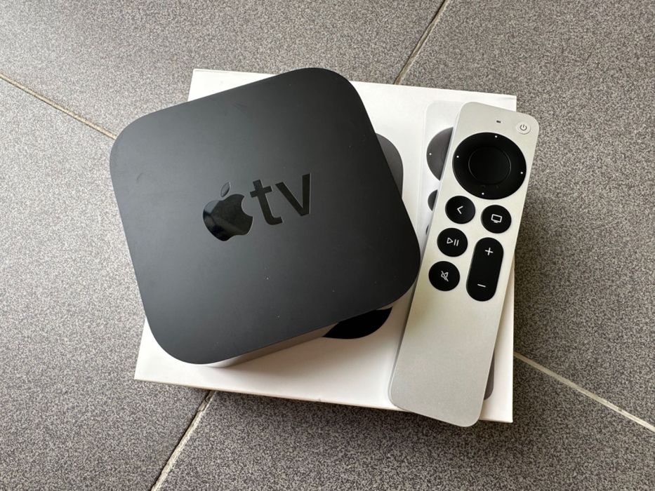 Apple TV 4K A2169 4K Comando Caixa Acessórios Fatura