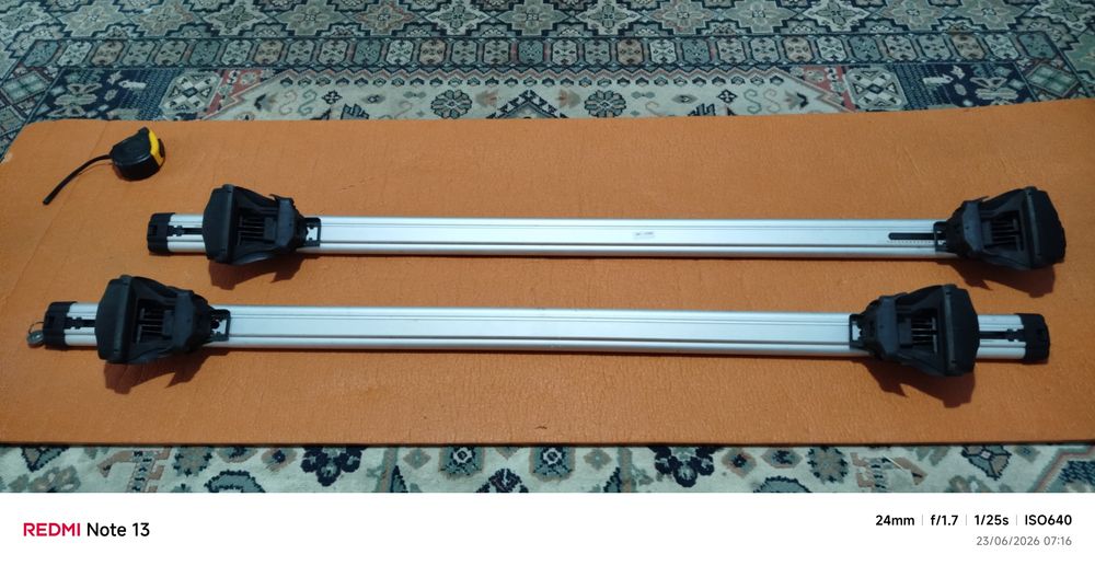Kit completo barras Thule WingBar Edge, com 120 cm.