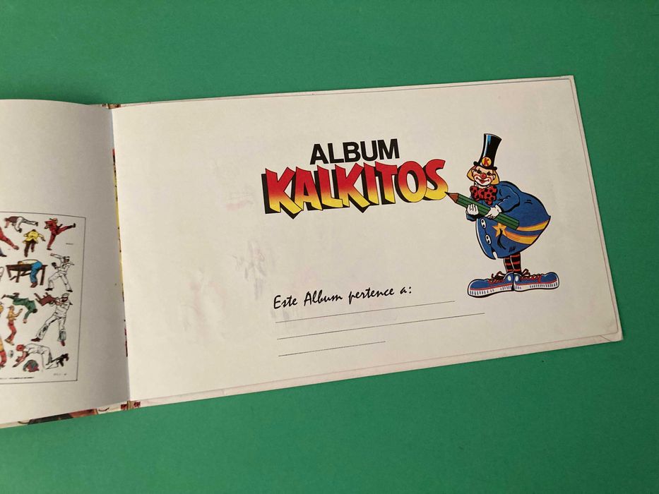 Raro Livro Album Kalkitos Anos 80