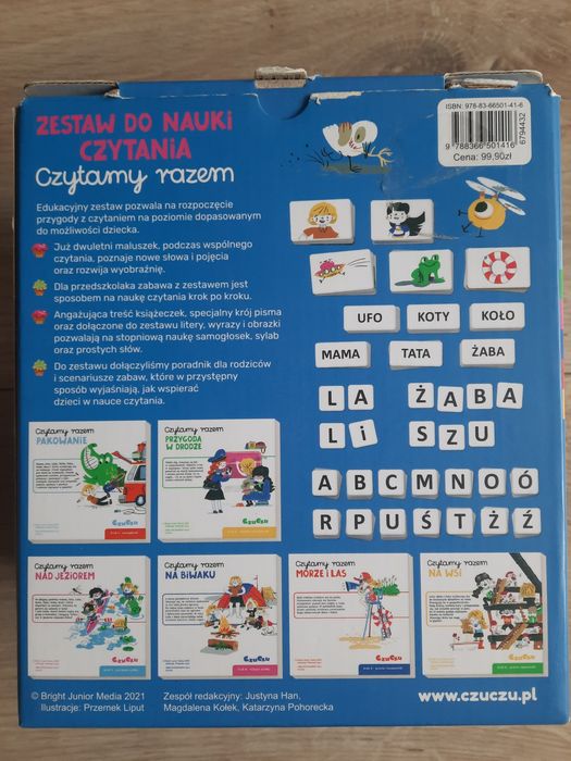 Czuczu zestaw do nauki czytania