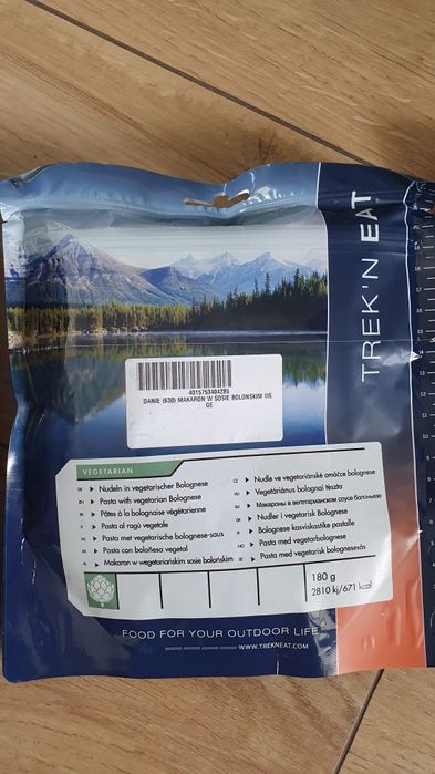 Żywność liofilizowana obiad góry trekking wspinanie gotowe danie obiad