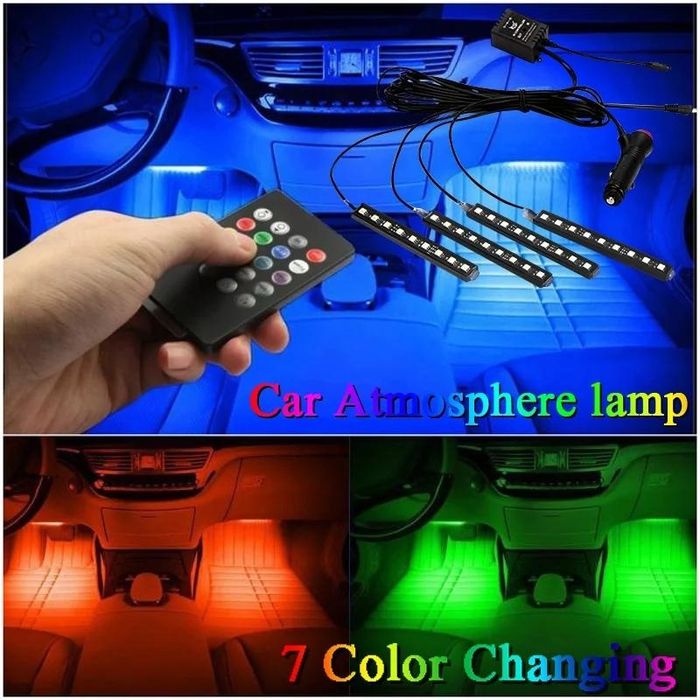 Fita led RGB 5050 Auto Carros NOVO