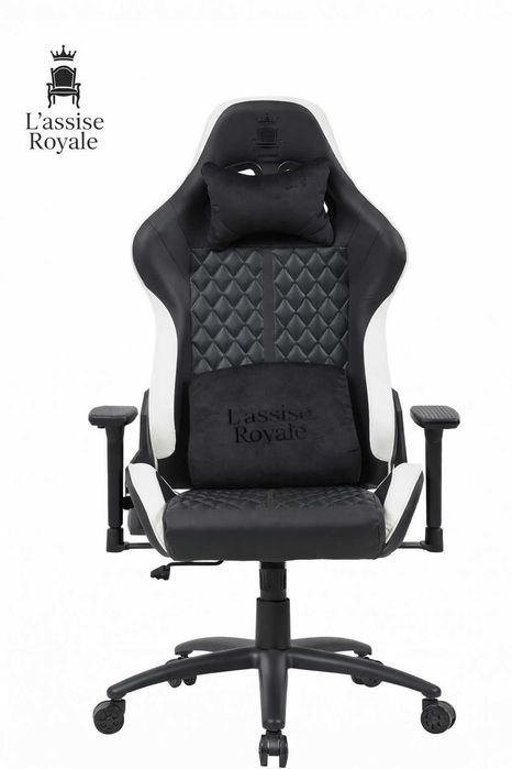 Fotel Gamingowy pikowany PREMIUM Obrotowy Biurowy Regulowany